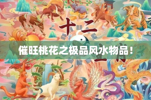 催旺桃花之极品风水物品！