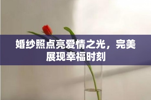 婚纱照点亮爱情之光，完美展现幸福时刻