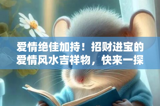 爱情绝佳加持！招财进宝的爱情风水吉祥物，快来一探究竟！