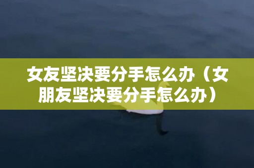 女友坚决要分手怎么办（女朋友坚决要分手怎么办）