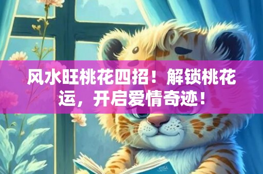 风水旺桃花四招！解锁桃花运，开启爱情奇迹！