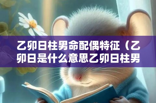 乙卯日柱男命配偶特征（乙卯日是什么意思乙卯日柱男命乙卯日柱女命）