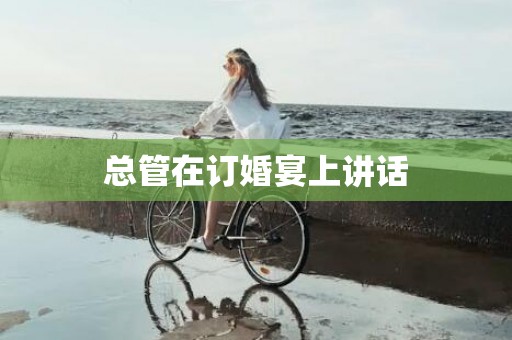 总管在订婚宴上讲话