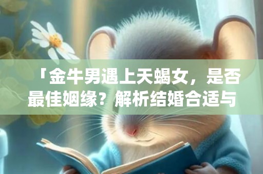 「金牛男遇上天蝎女，是否最佳姻缘？解析结婚合适与否！」 (字符数：39)