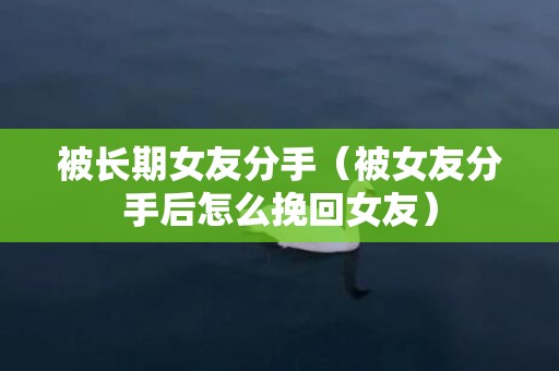 被长期女友分手（被女友分手后怎么挽回女友）