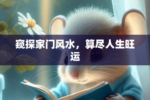 窥探家门风水，算尽人生旺运