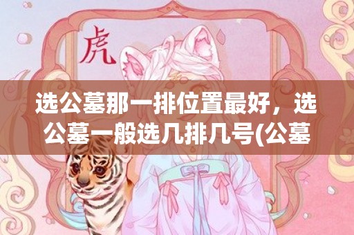 选公墓那一排位置最好，选公墓一般选几排几号(公墓怎么选位置选号)