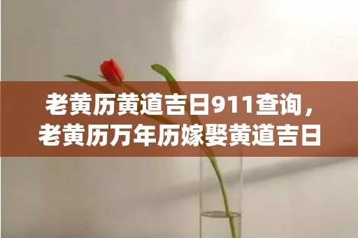 老黄历黄道吉日911查询，老黄历万年历嫁娶黄道吉日查询911(老黄历黄道吉日9月)