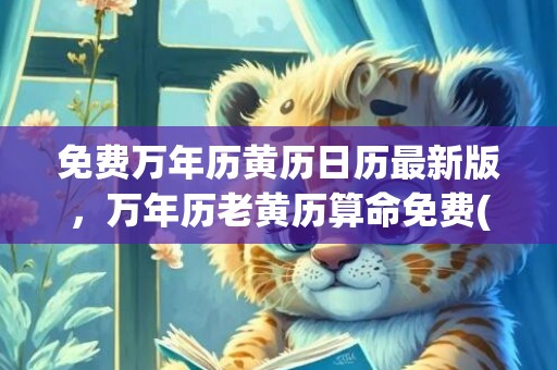 免费万年历黄历日历最新版，万年历老黄历算命免费(万年历黄历日历旧版)