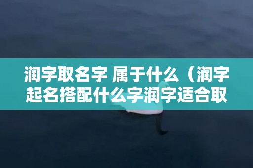 润字取名字 属于什么（润字起名搭配什么字润字适合取名吗）