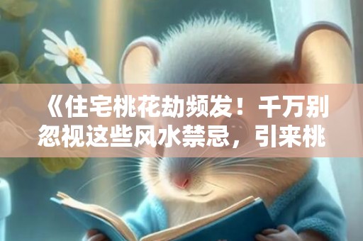 《住宅桃花劫频发！千万别忽视这些风水禁忌，引来桃花好运！》