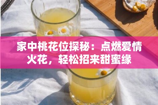家中桃花位探秘：点燃爱情火花，轻松招来甜蜜缘