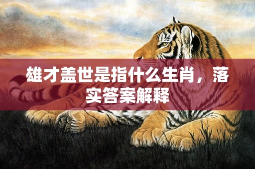 雄才盖世是指什么生肖，落实答案解释