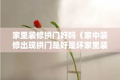 家里装修拱门好吗（家中装修出现拱门是好是坏家里装拱门有什么不好）