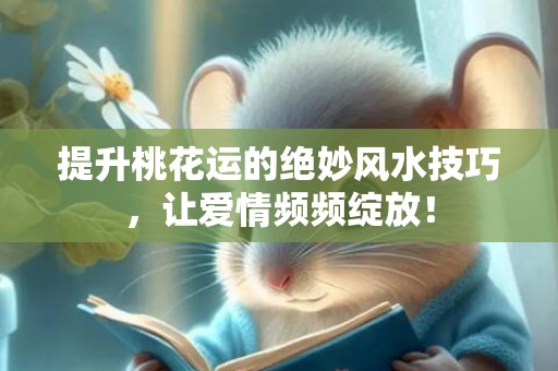 提升桃花运的绝妙风水技巧，让爱情频频绽放！