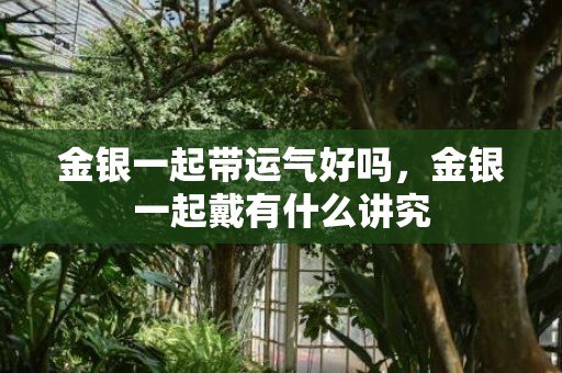 金银一起带运气好吗，金银一起戴有什么讲究