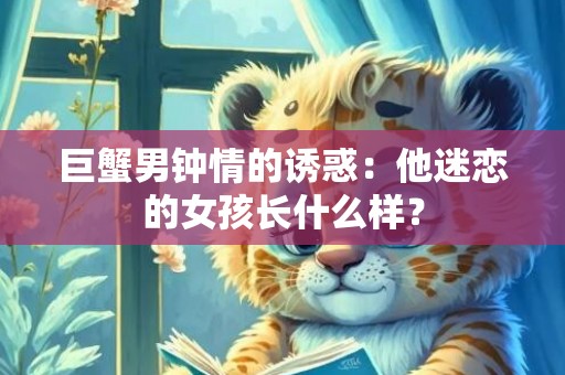巨蟹男钟情的诱惑：他迷恋的女孩长什么样？