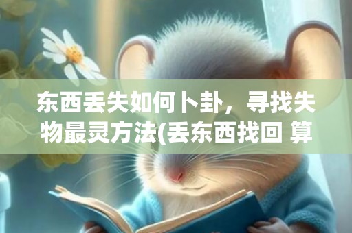 东西丢失如何卜卦，寻找失物最灵方法(丢东西找回 算卦)