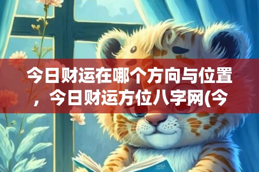 今日财运在哪个方向与位置，今日财运方位八字网(今日财运在哪个方向2020年8月24日)