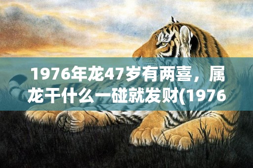 1976年龙47岁有两喜，属龙干什么一碰就发财(1976年龙47岁有两喜男)