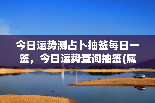 今日运势测占卜抽签每日一签，今日运势查询抽签(属兔人今日麻将运势占卜)