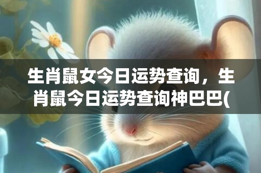 生肖鼠女今日运势查询，生肖鼠今日运势查询神巴巴(生肖鼠今日运势查询)
