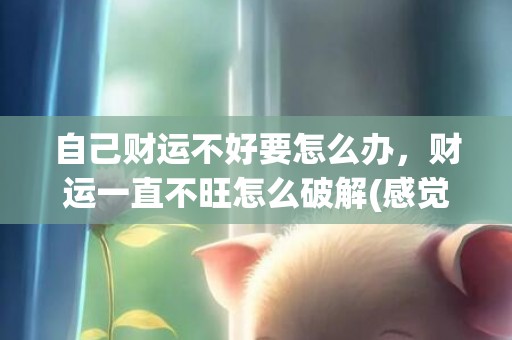 自己财运不好要怎么办，财运一直不旺怎么破解(感觉自己财运不好)