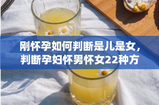 刚怀孕如何判断是儿是女，判断孕妇怀男怀女22种方法(刚怀孕如何判断是儿是女怀孕一月如何看男女)
