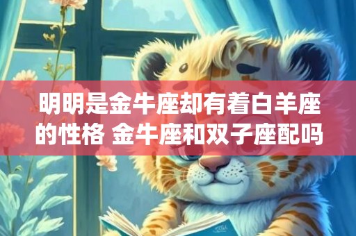 明明是金牛座却有着白羊座的性格 金牛座和双子座配吗(明明是金牛座却像白羊座)