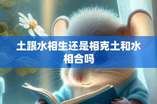 土跟水相生还是相克土和水相合吗