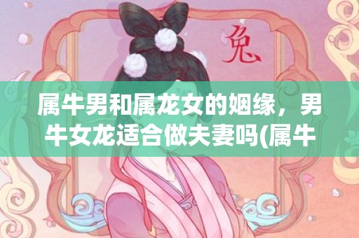 属牛男和属龙女的姻缘，男牛女龙适合做夫妻吗(属牛男和属龙女的婚姻)