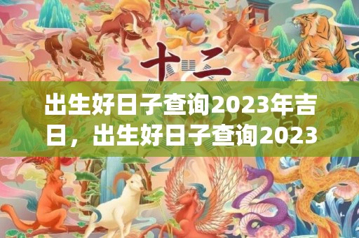 出生好日子查询2023年吉日，出生好日子查询2023年吉日(出生好日子查询2023年吉日4月)