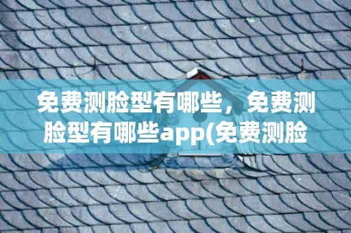 免费测脸型有哪些，免费测脸型有哪些app(免费测脸型)