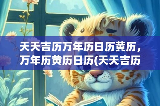 天天吉历万年历日历黄历，万年历黄历日历(天天吉历万年历日历黄历天天吉利)