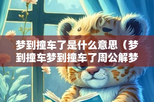 梦到撞车了是什么意思（梦到撞车梦到撞车了周公解梦）