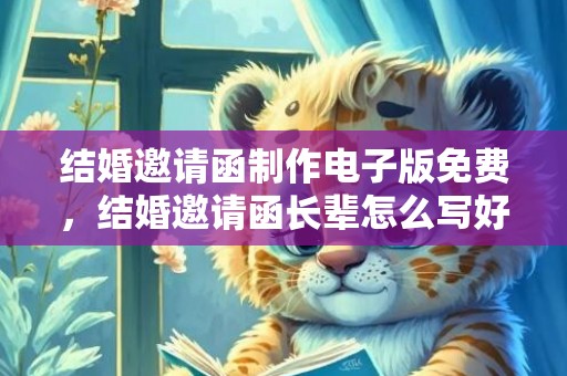 结婚邀请函制作电子版免费，结婚邀请函长辈怎么写好一点
