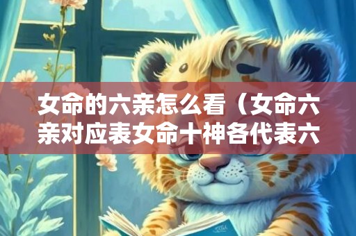 女命的六亲怎么看（女命六亲对应表女命十神各代表六亲）