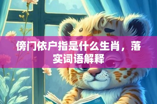 傍门依户指是什么生肖，落实词语解释