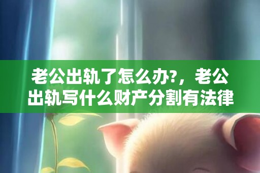 老公出轨了怎么办?，老公出轨写什么财产分割有法律效力