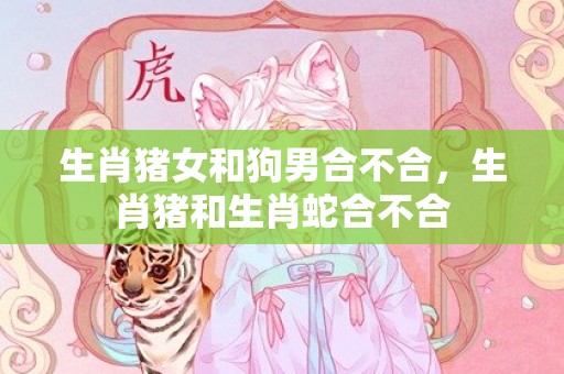 生肖猪女和狗男合不合，生肖猪和生肖蛇合不合