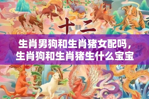 生肖男狗和生肖猪女配吗，生肖狗和生肖猪生什么宝宝