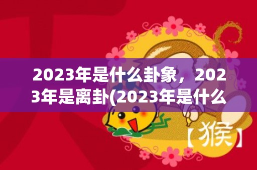 2023年是什么卦象，2023年是离卦(2023年是什么100周年)