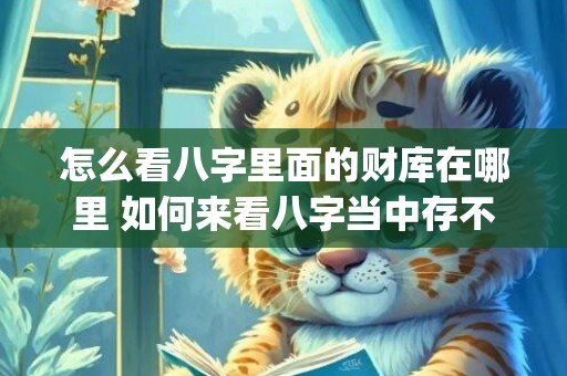 怎么看八字里面的财库在哪里 如何来看八字当中存不存在财库(怎么看八字里面的喜神和忌神)