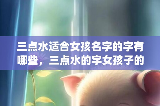 三点水适合女孩名字的字有哪些，三点水的字女孩子的名字寓意好的(三点水适合女孩名字)