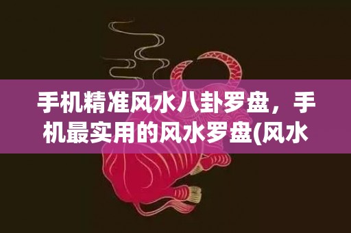 手机精准风水八卦罗盘，手机最实用的风水罗盘(风水八卦罗盘下载到手机安装)