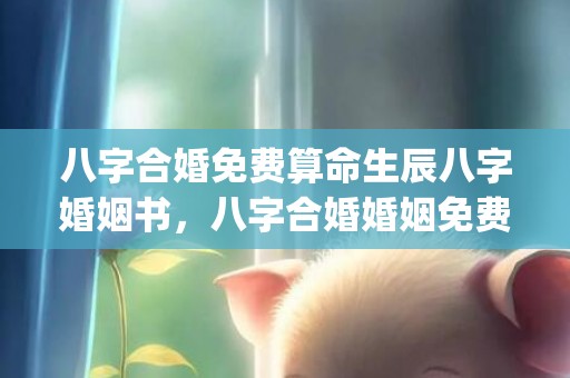八字合婚免费算命生辰八字婚姻书，八字合婚婚姻免费测试(八字合婚免费算命生辰)