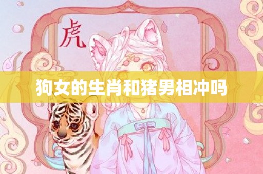 狗女的生肖和猪男相冲吗