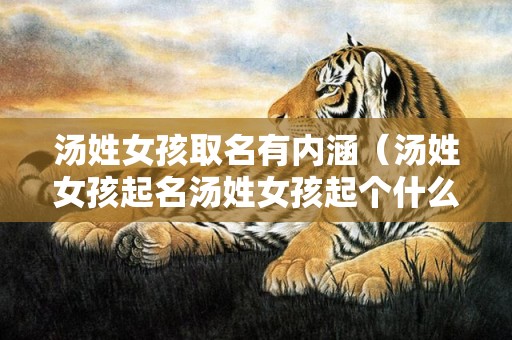 汤姓女孩取名有内涵（汤姓女孩起名汤姓女孩起个什么名字好啊）