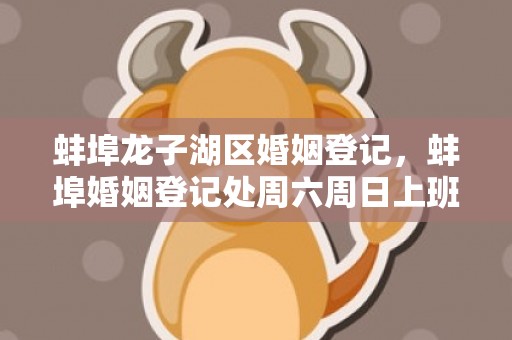蚌埠龙子湖区婚姻登记，蚌埠婚姻登记处周六周日上班吗