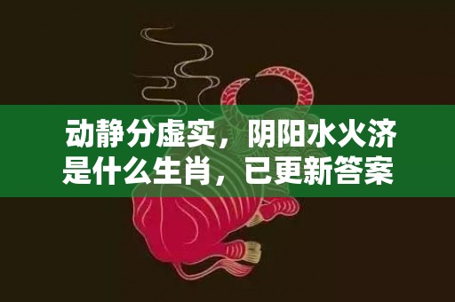  动静分虚实，阴阳水火济是什么生肖，已更新答案